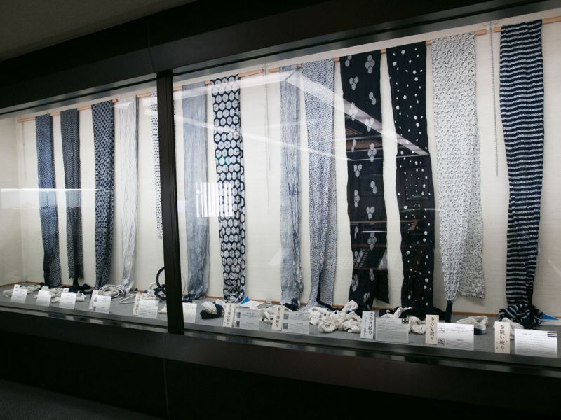 vải nhuộm bằng kỹ thuật Arimatsu Narumi Shibori vải nhuộm bằng kỹ thuật Arimatsu Narumi Shibori